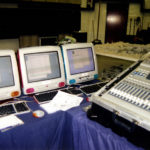 Imacs from 2000 running code and sound console