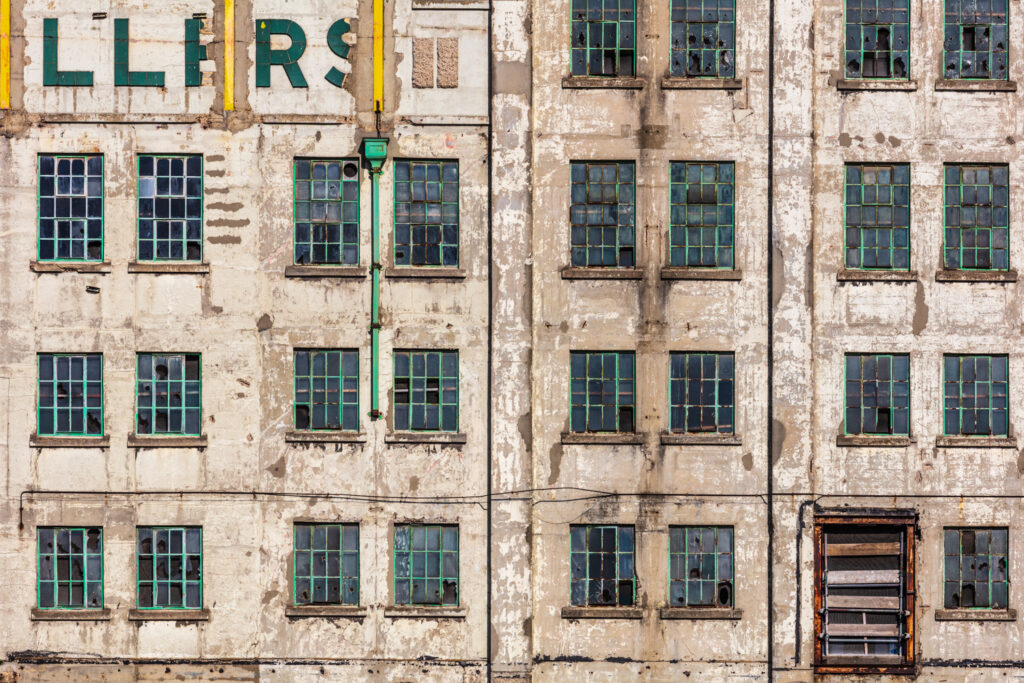 Photograph Millenium Mills Facade